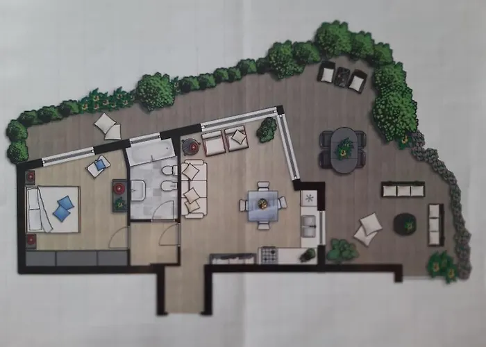 Vista San Luca Con Terrazza Panoramica Апартаменты *